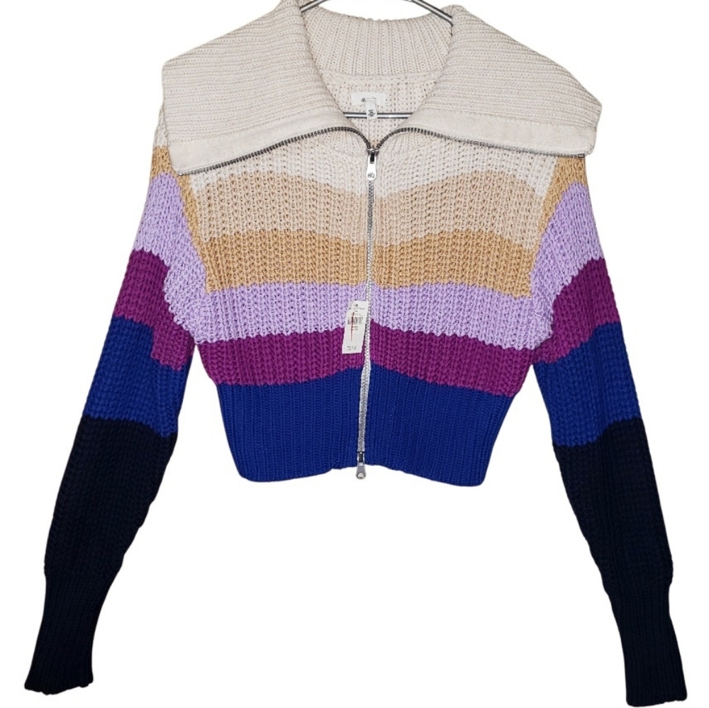 New Aerie Double Zip Cardigan - Picture 4 of 11